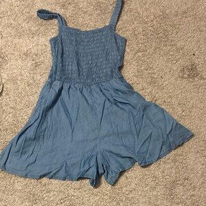 Women's Blue Denim Skort